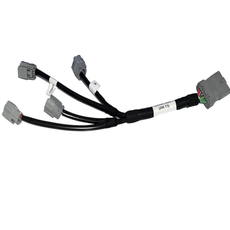 دسته سیم انژکتور پژو 206 تیپ 5 موتور TU5 شرکتی ایساکو اصل 1002701699