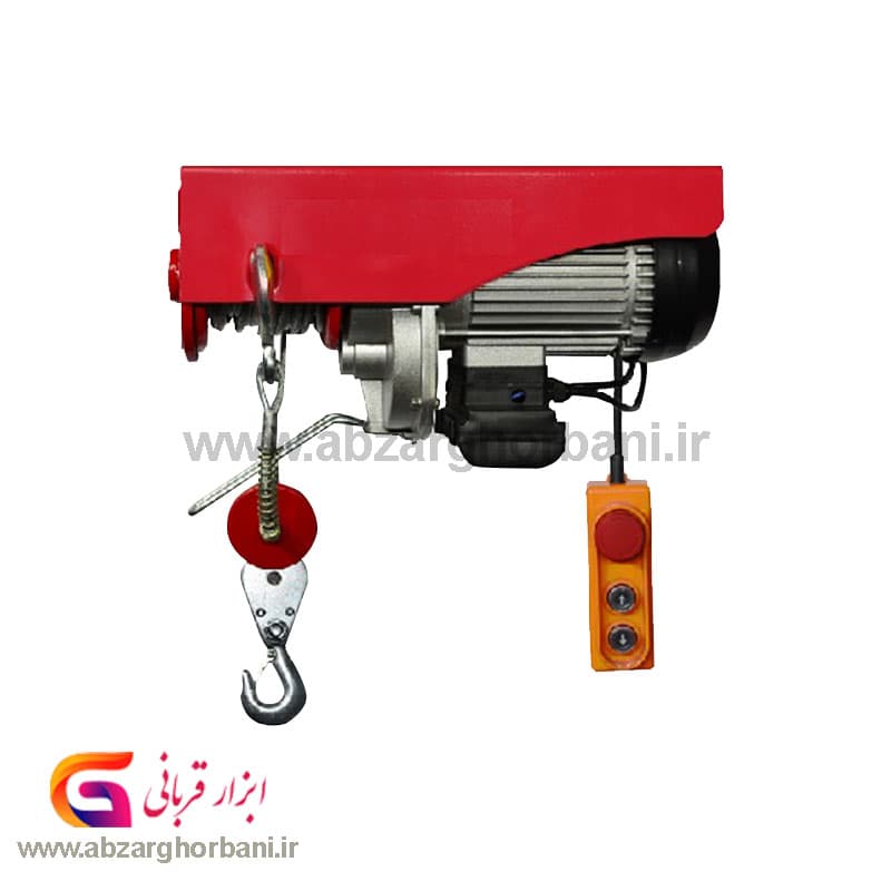 جرثقیل برقی یا بالابر برقی 300 به 600 کیلو