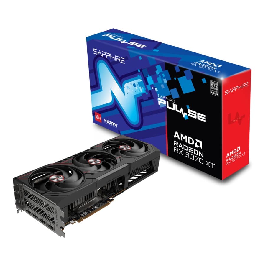 کارت گرافیک سافایر مدل PULSE AMD Radeon RX 9070 XT 16GB