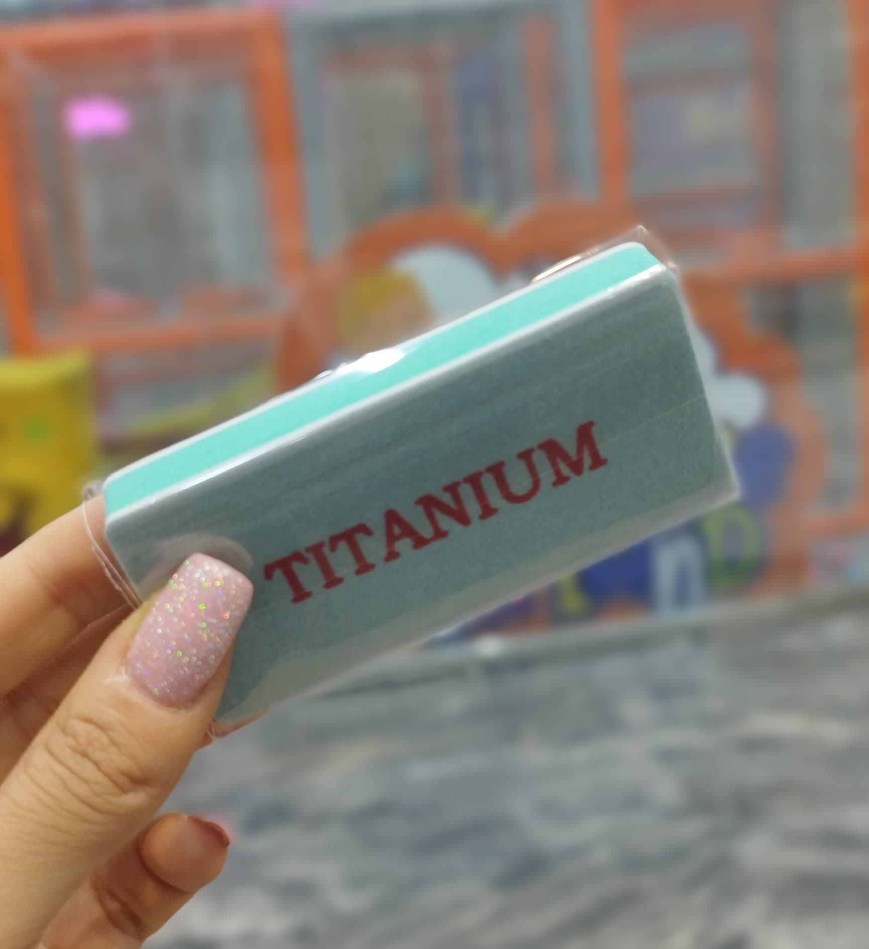 پولیش بافر شاینر مکعبی بیسکوییتی تیتانیوم Titanium