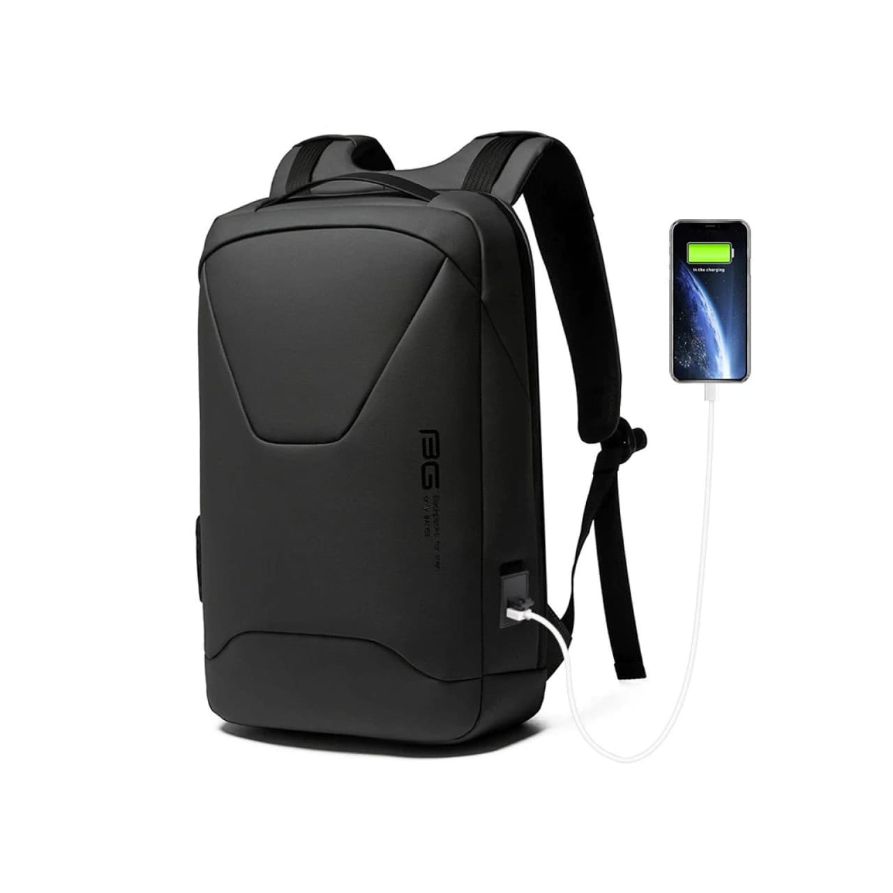 کوله پشتی مسافرتی لپ تاپ 15.6 اینچ ضد آب و ضد سرقت یو اس بی دار بنج مدل BANGE BG-22188