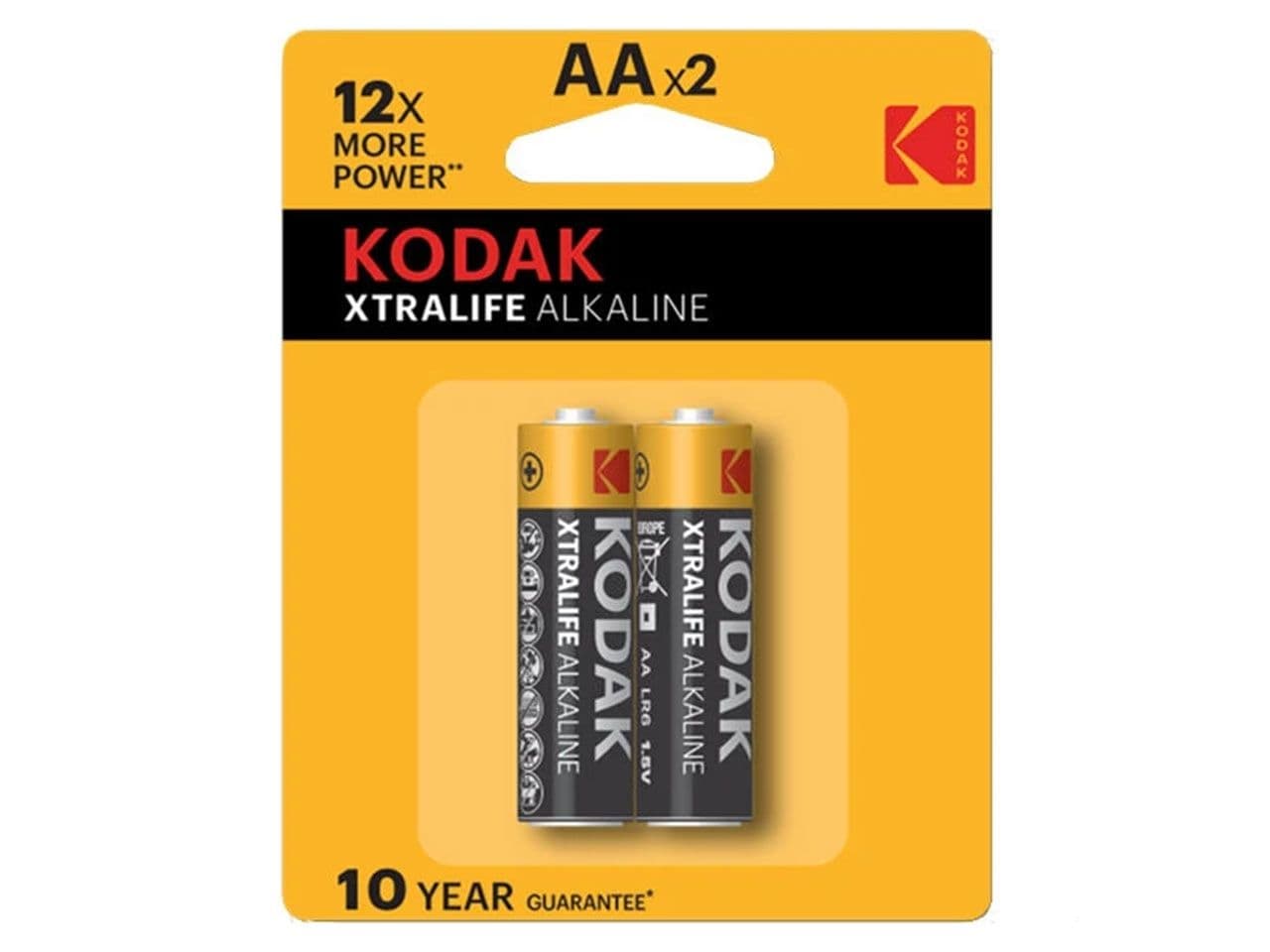 باتری قلمی آلکالاین کداک مدل Kodak Xtralife Alkaline پک 2 عددی