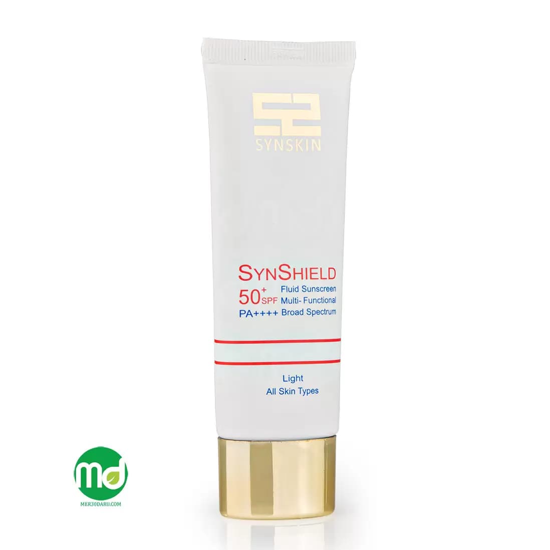 ضد آفتاب فلوئید رنگ روشن Syn Shield ساین اسکین SPF50