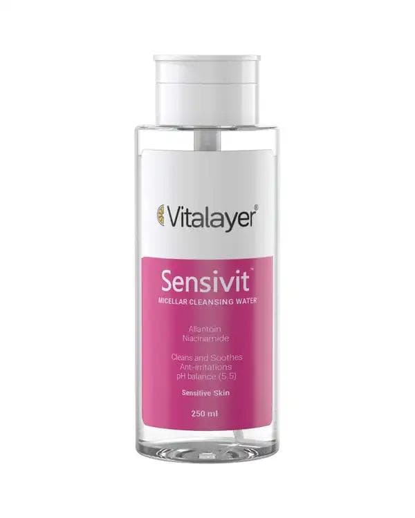 میسلار واتر ویتالیر Vitalayer مدل Sensivit مناسب پوست حساس حجم 250ml