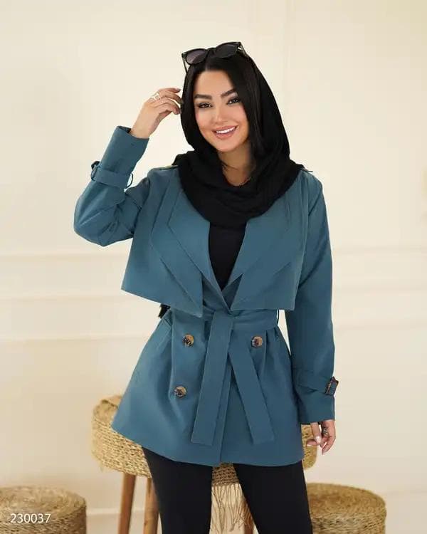 بارانی زنانه کله غازی مدل زرشام السانا Elsana کد 2300