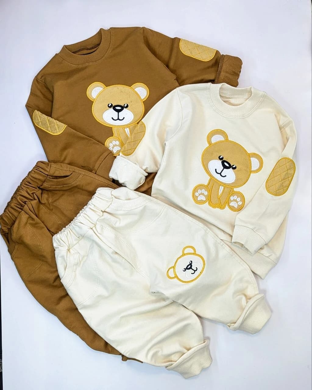 بلوز شلوار بچگانه سر آرنجی تدی