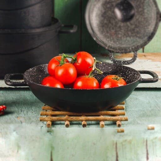 تابه ووک چدن نالینو مدل آنجلو(بدون درب) سایز 28-(تهران(پیک)-شهرستان(تیپاکس))