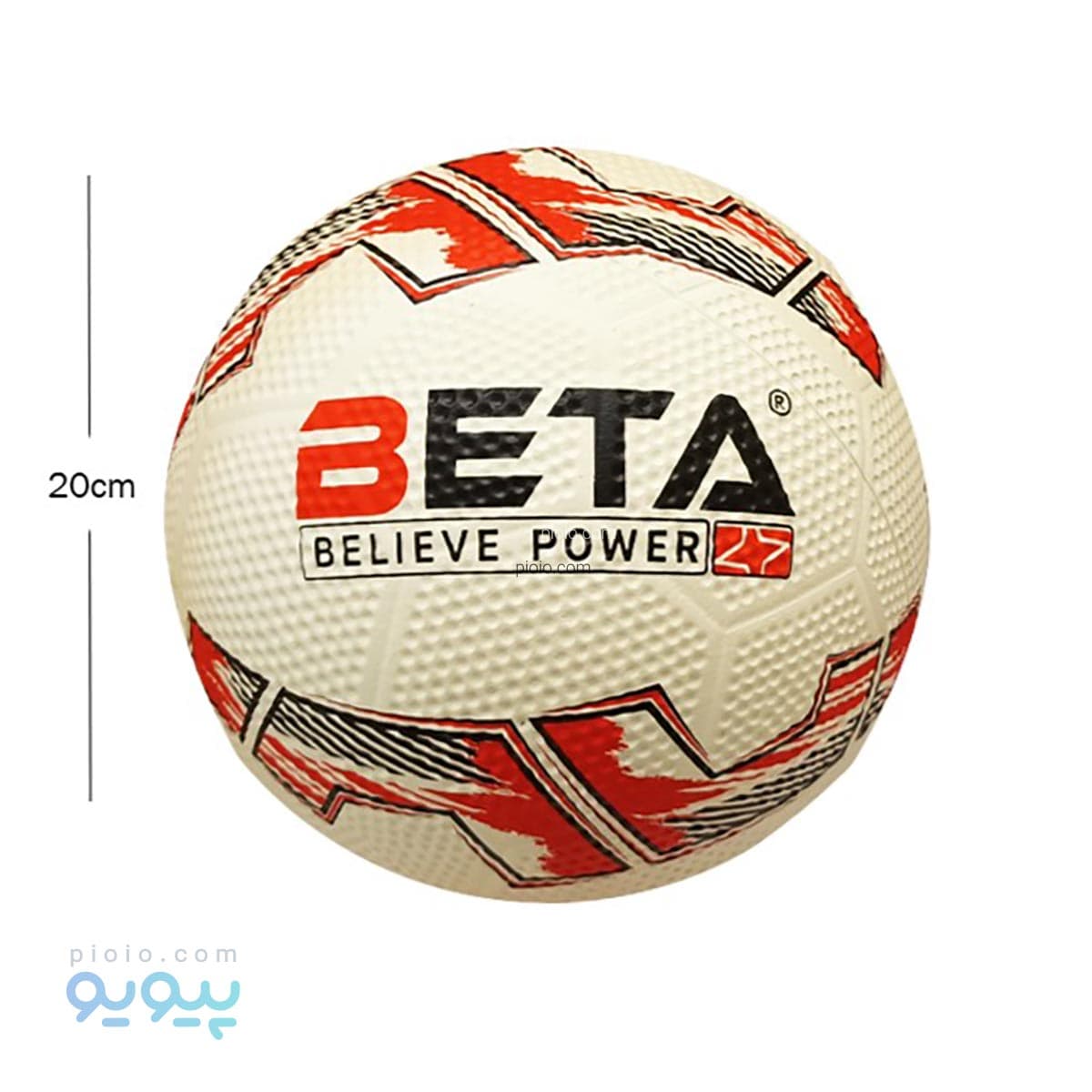 توپ فوتبال سایز 4 لاستیکی برند بتا