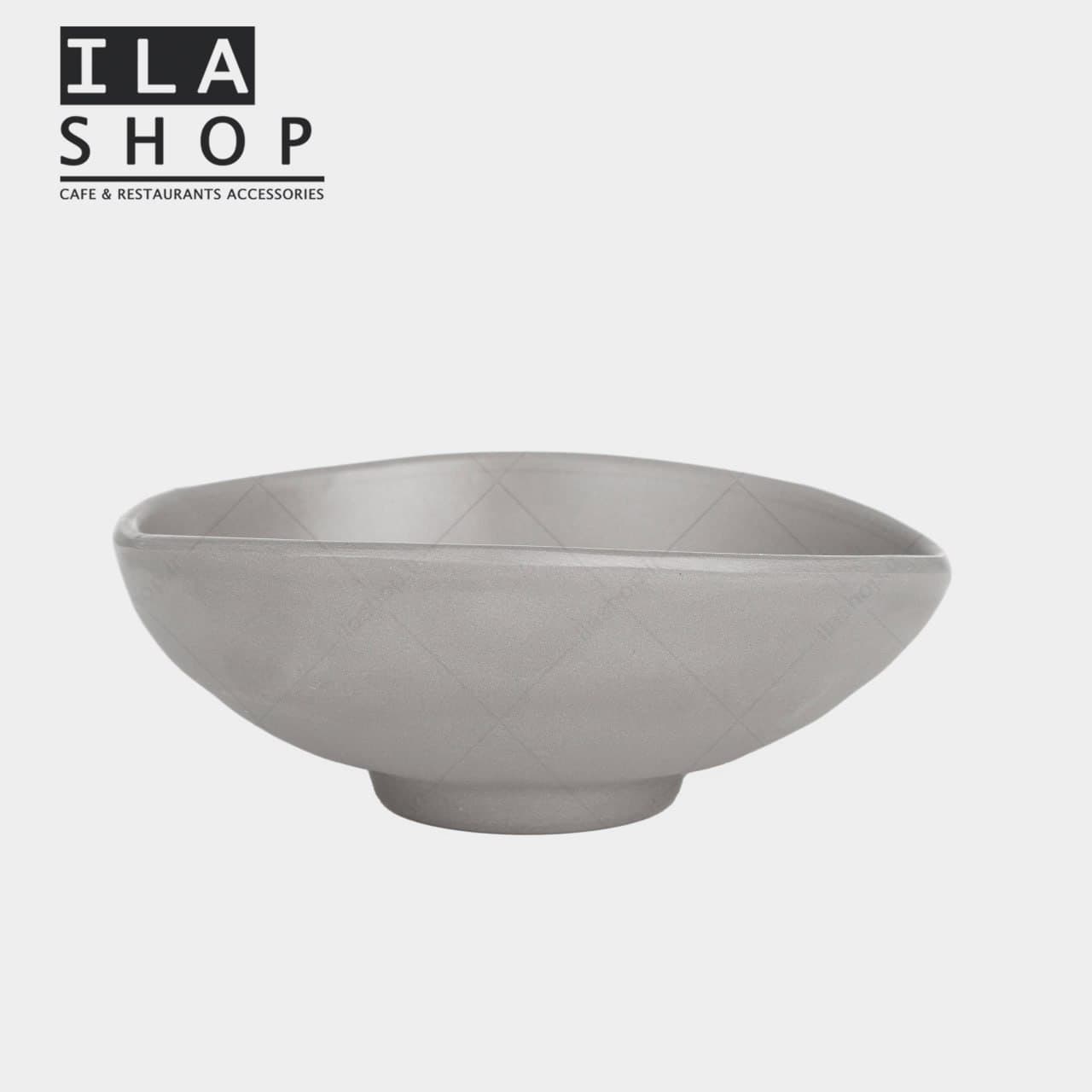 ظرف سالاد ملامین J10 طوسی یک عددی ایلا