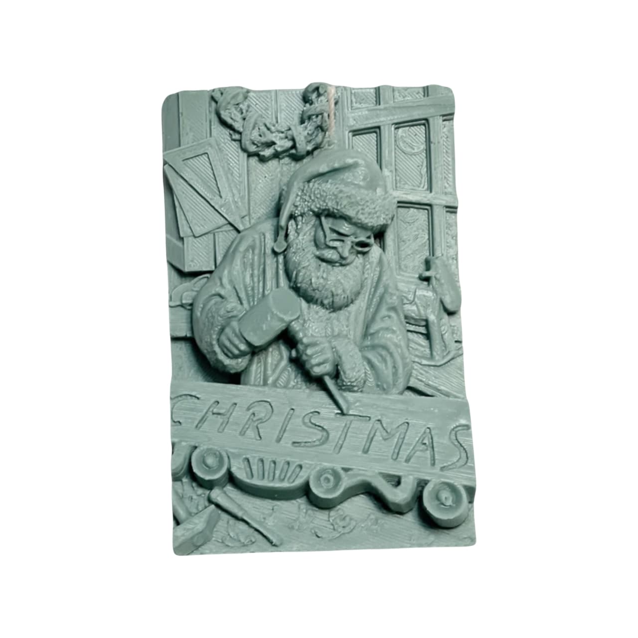 شمع مدل کتیبه کریسمس