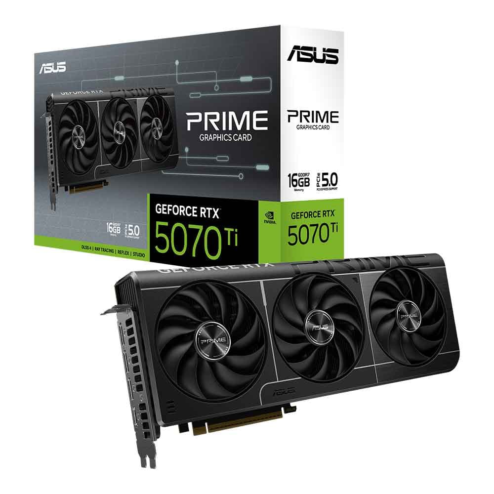 کارت گرافیک ایسوس ASUS PRIME RTX 5070 Ti 16GB