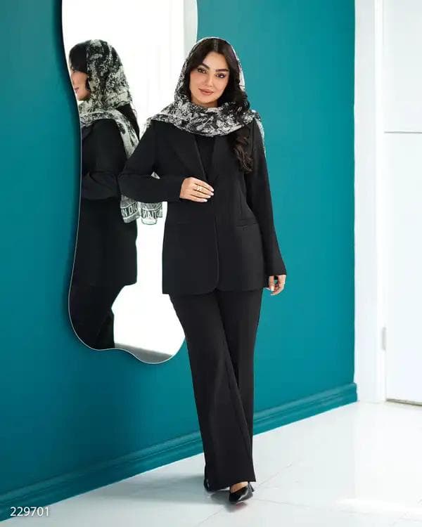 کت زنانه مشکی مدل جولیا السانا Elsana کد 2297