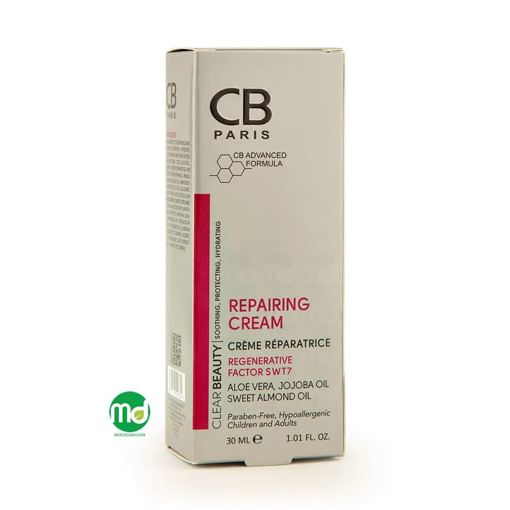 کرم ترمیم کننده پوست سی بی پاریس ضد حساسیت و خارش 30ml