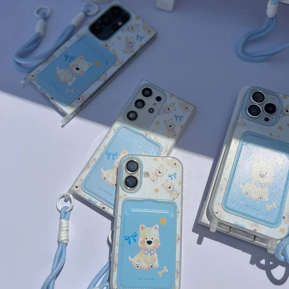 قاب سگ پاپیون دار