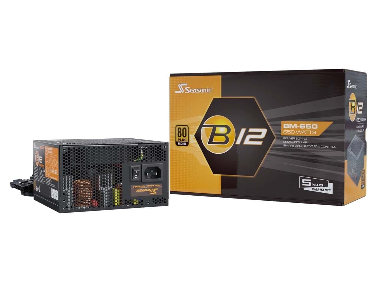 پاور کامپیوتر 650 وات سی سونیک مدل BRONZE B12 BM