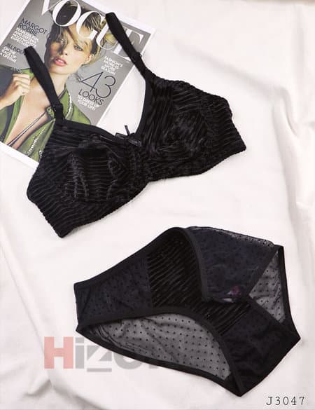 ست لباس زیر مدل حمیرا (مشکی)