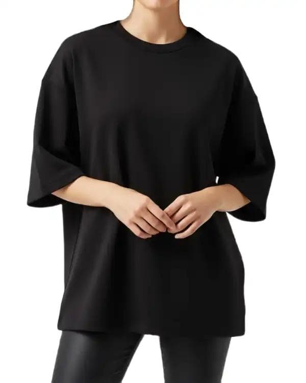 تی شرت زنانه مشکی سرژه Serge کد 243123