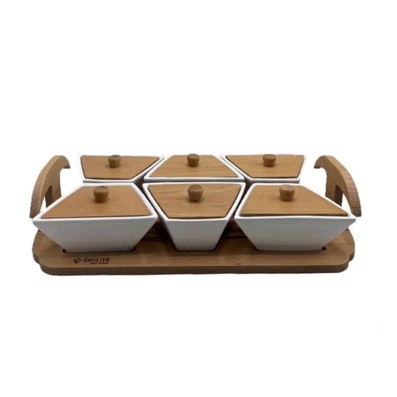 اردورخوری چوب سرامیک مدل لیدیا