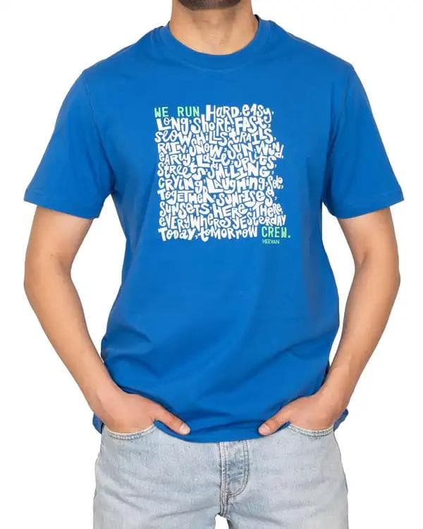 تی شرت مردانه آبی هیوان heevan مدل ویرا کد 54331