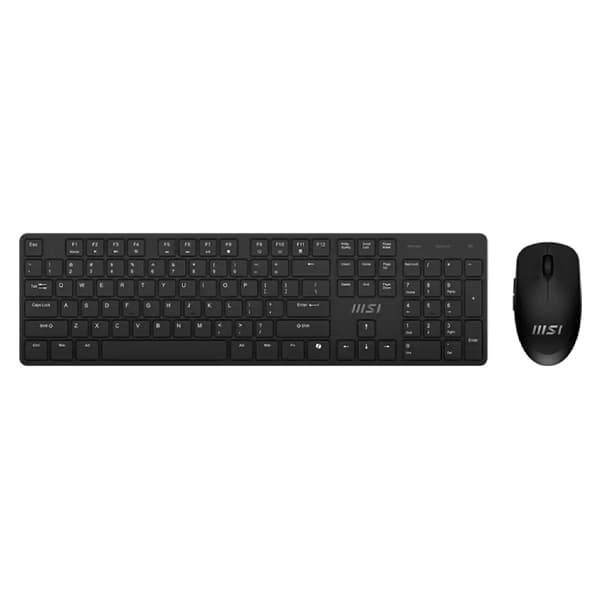 کیبورد و موس بی سیم ام اس آی مدل FORGE K200 COMBO
