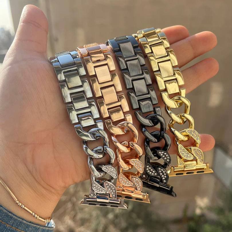 بند اپل واچ کارتیر نگین دار