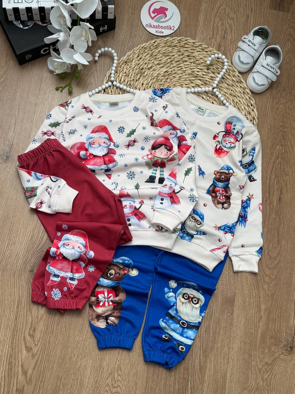 بلوز شلوار بابا نوئل
