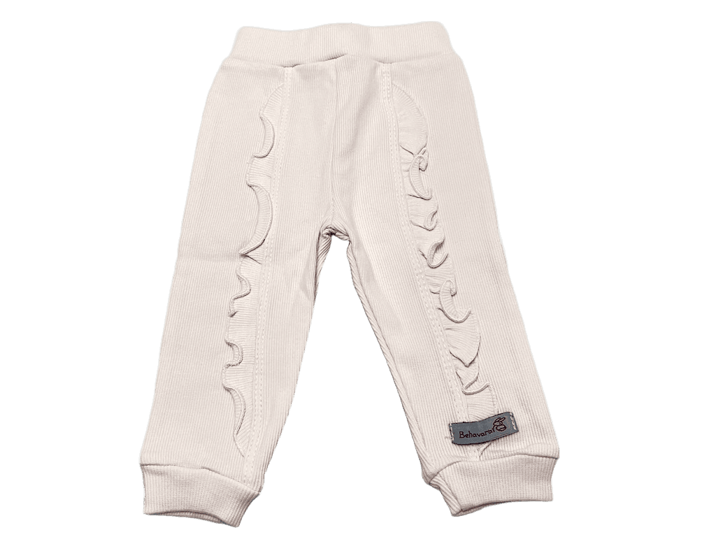 شلوار راحتی نوزادی دخترانه رنگ صورتی طرح هیوا به آوران behavaran