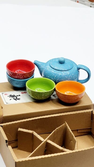 قوری دمنوش خوری + ۴ کاپ