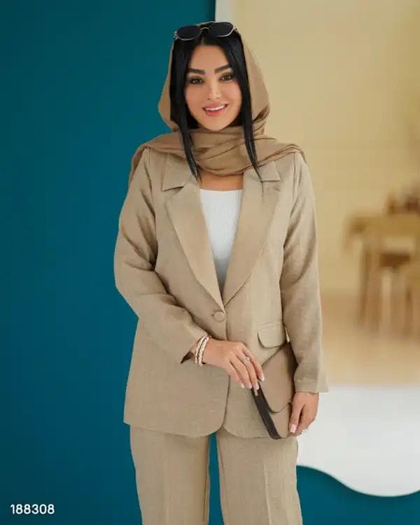 ست کت و شلوار زنانه مدل مرسده السانا Elsana کد 1883