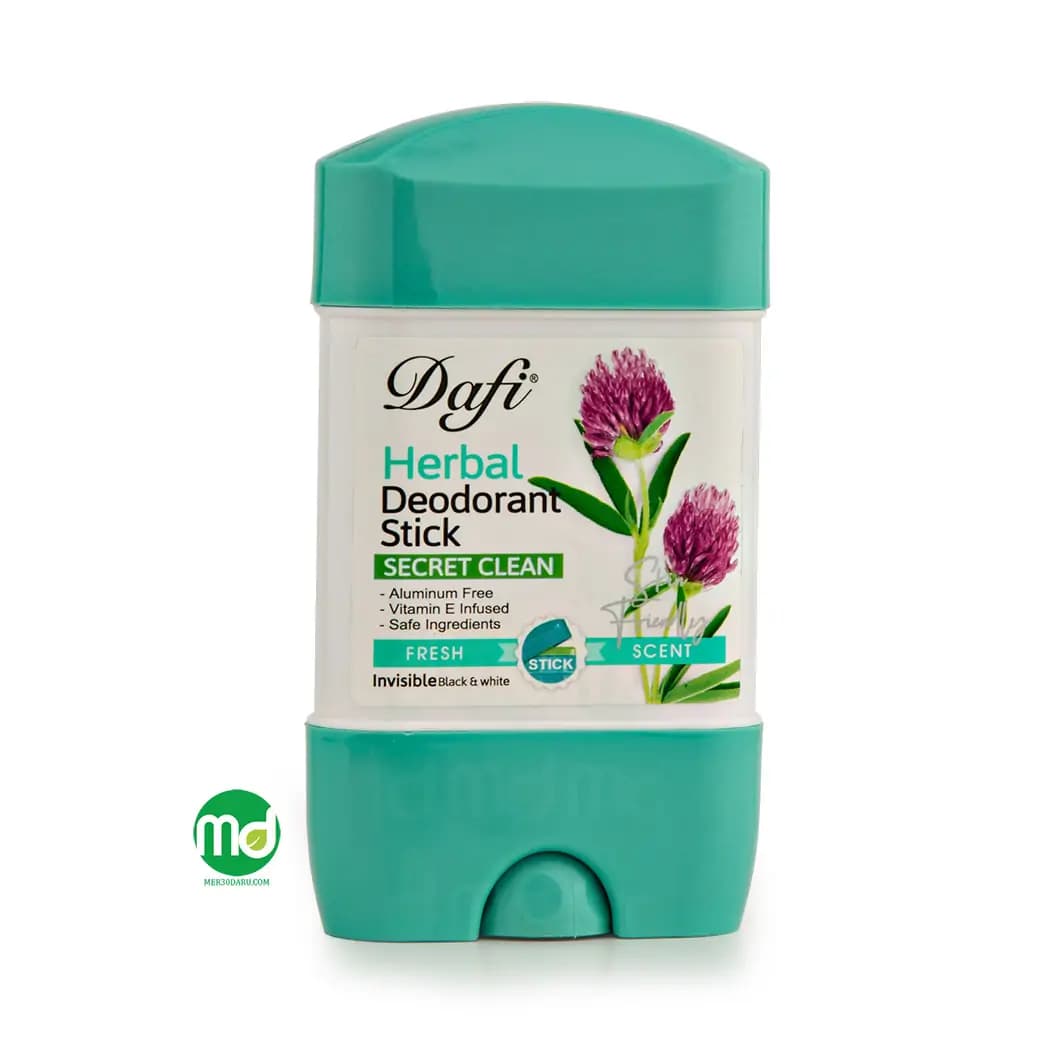 کرم استیک ضد تعریق دافی برای لباس های سیاه و سفید