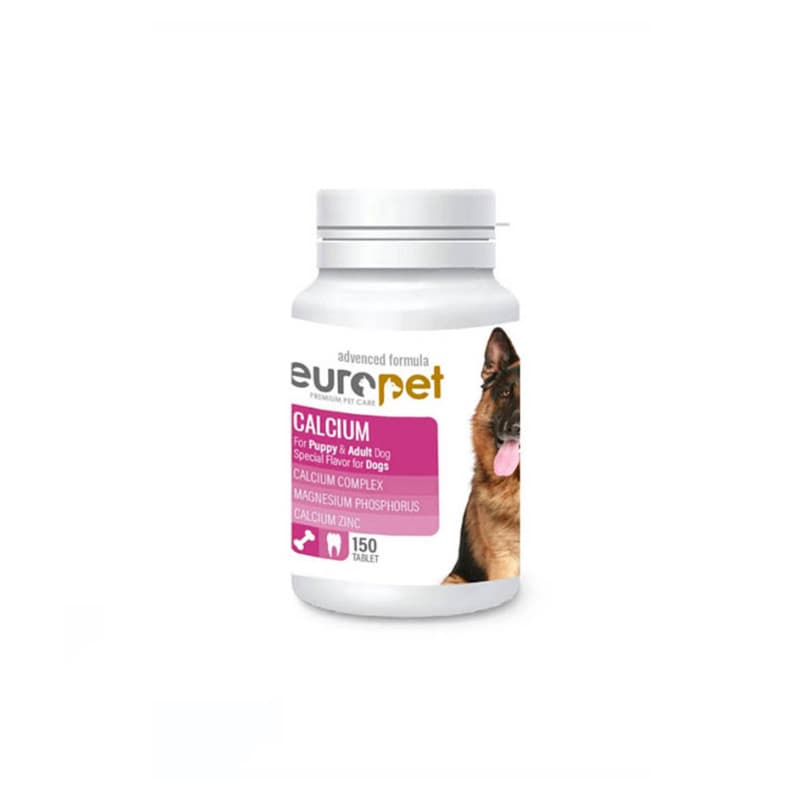 قرص کلسیم سگ یوروپت بسته 150 عددی