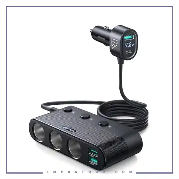 شارژر فندکی 7کاره 179 وات جویروم JOYROOM JR-CCL01 179W