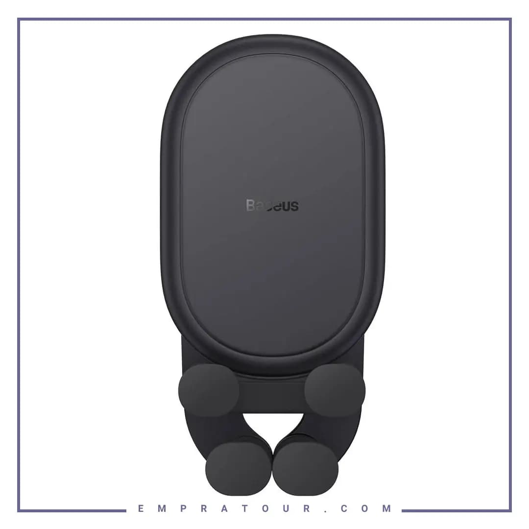 هولدر و شارژر وایرلس دریچه کولری با لرزش گیر بیسوس Baseus BS-CM014