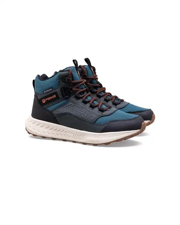 کفش مردانه نیم ساق آبی طوسی پاما Pama مدل DAV18