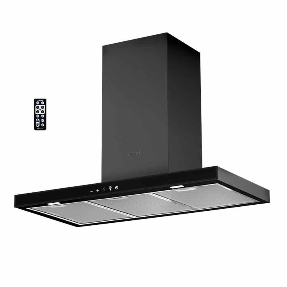 هود شومینه ای کن مدل G-1470 مشکی 90cm