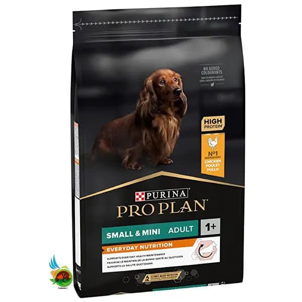 غذای خشک سگ بالغ نژاد کوچک پروپلن پورینا با طعم مرغ Pro plan small & mini adult with chicken وزن ۳ کیلوگرم