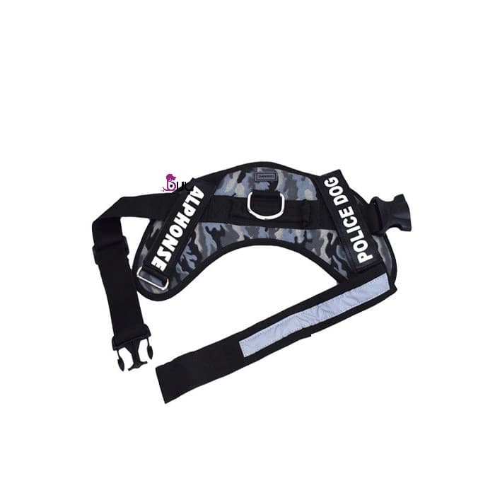 قلاده بدنی پلیسی سگ آلفونس سایز XXS