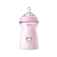 شیشه شیر نچرال فیلینگ چیکو 6+ - صورتی