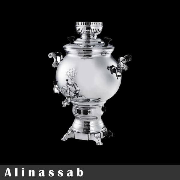 سماور گازی عالی نسب مدل سهند سیمین 8 لیتری