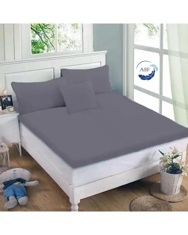 تشک تاپر فوم طبی یک نفره سایز 90*200 طوسی ای اس اف ASF مدل LUMO به همراه روبالشی