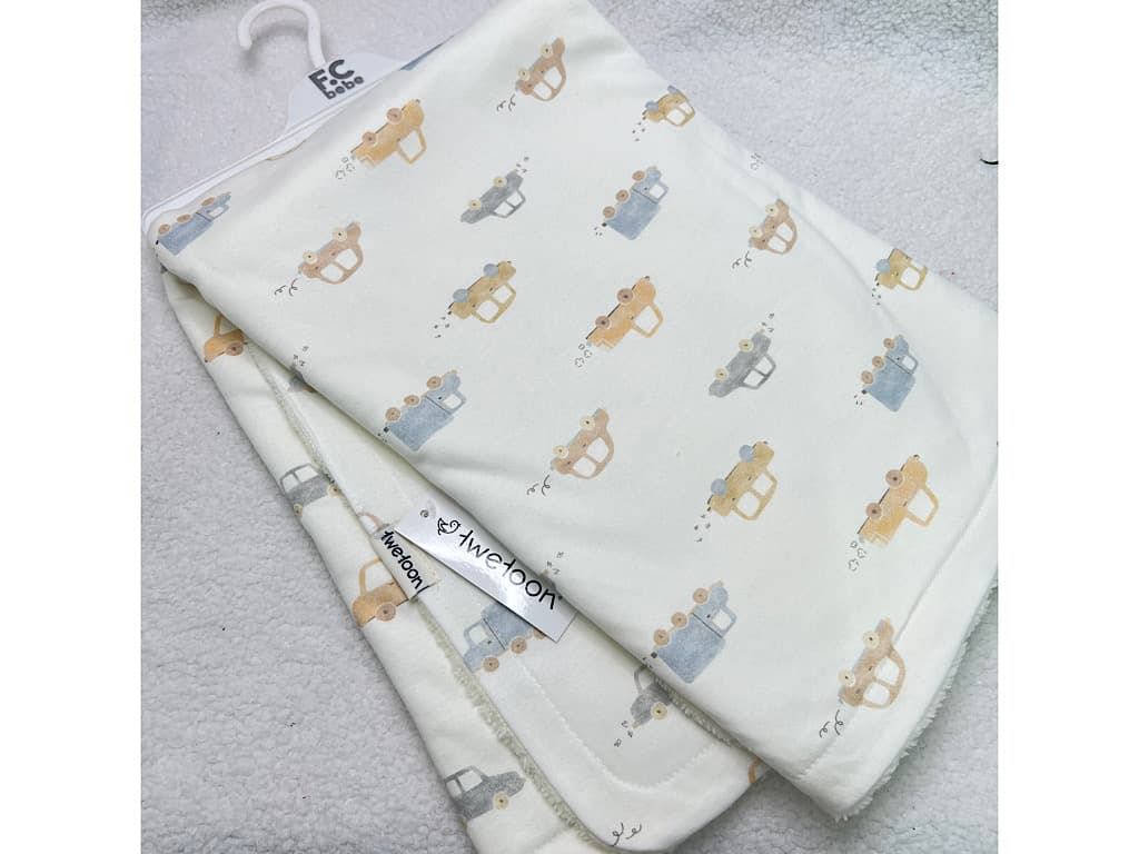 پتو دورپیچ توکرکی نوزادی طرح دار twetoon