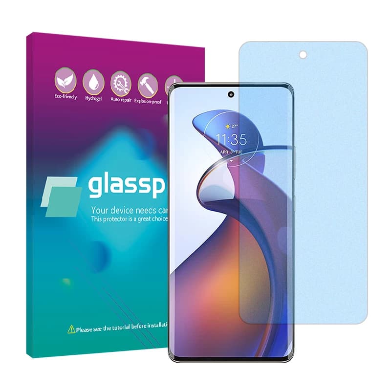 گلس گوشی موتورولا Edge 30 Fusion مات ضد اشعه آبی گلس پرو مدل Resistant