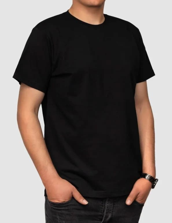 تیشرت مردانه ساده یقه گرد