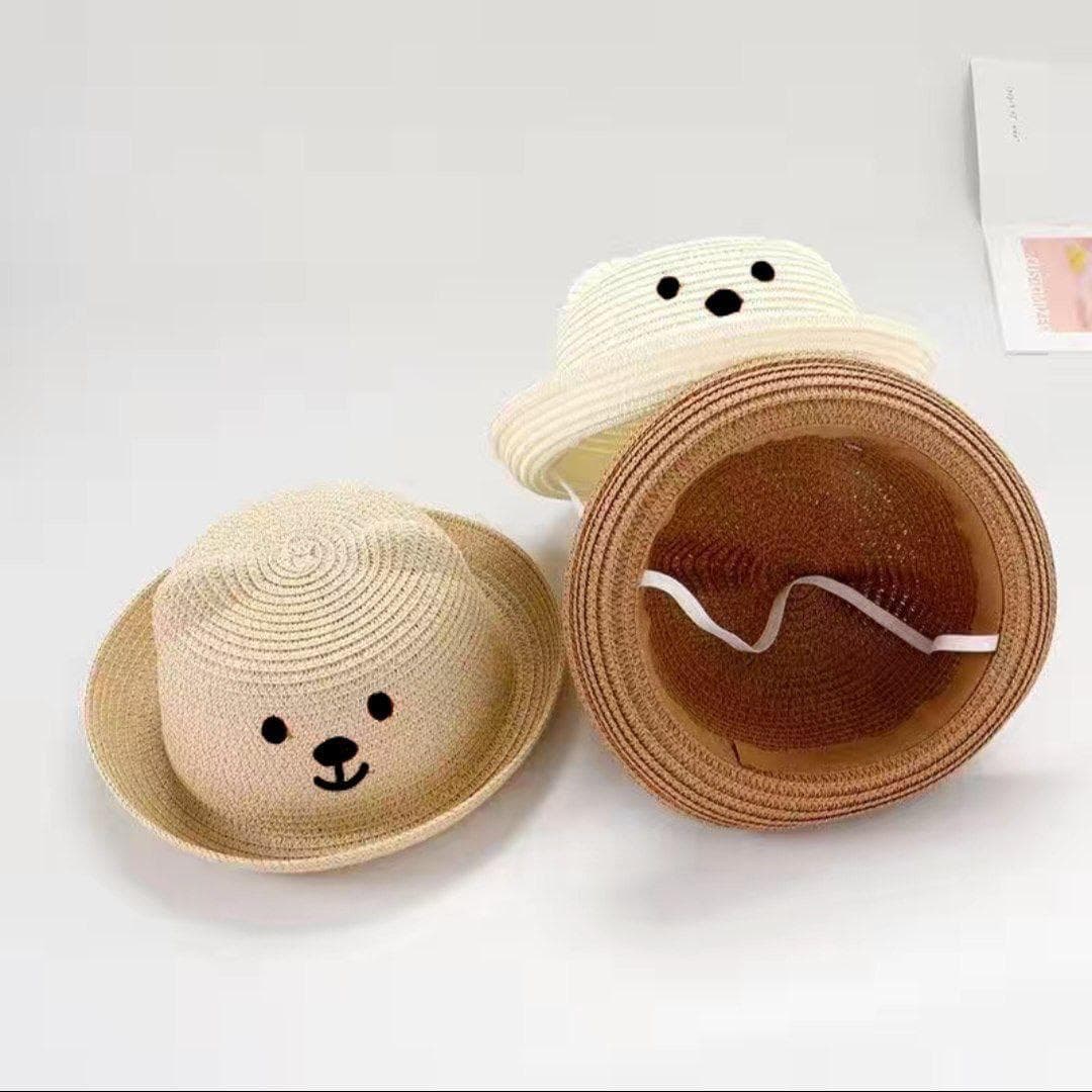 کلاه حصیری خرسی