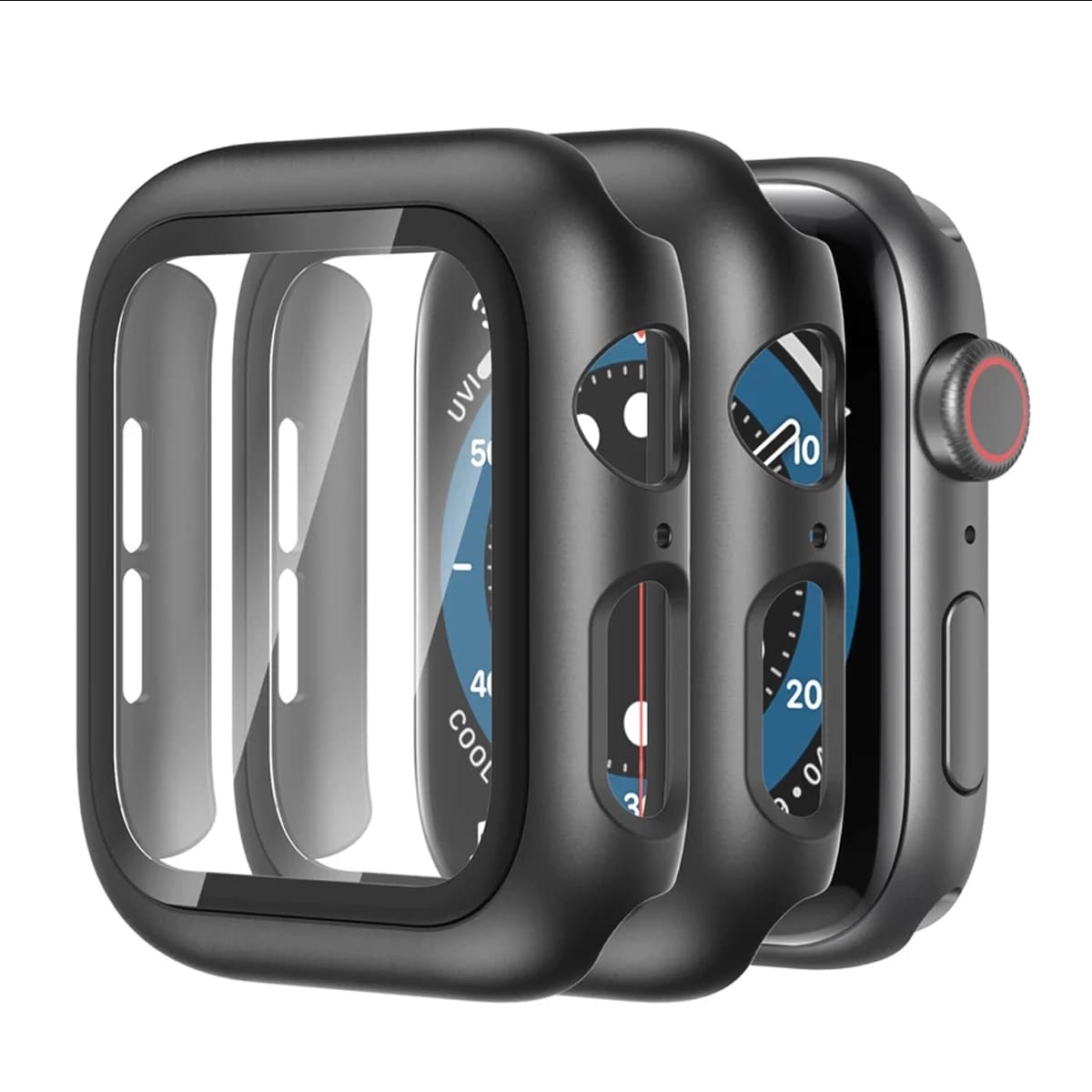 کاور اپل واچ 45 میلی متری آها استایل مدل WG46 بسته 2 عددی