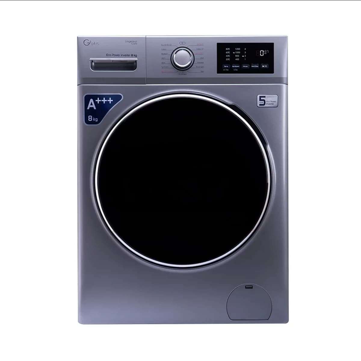 ماشین لباسشویی جی پلاس 8 کیلویی مدل GWM-M822T-IND