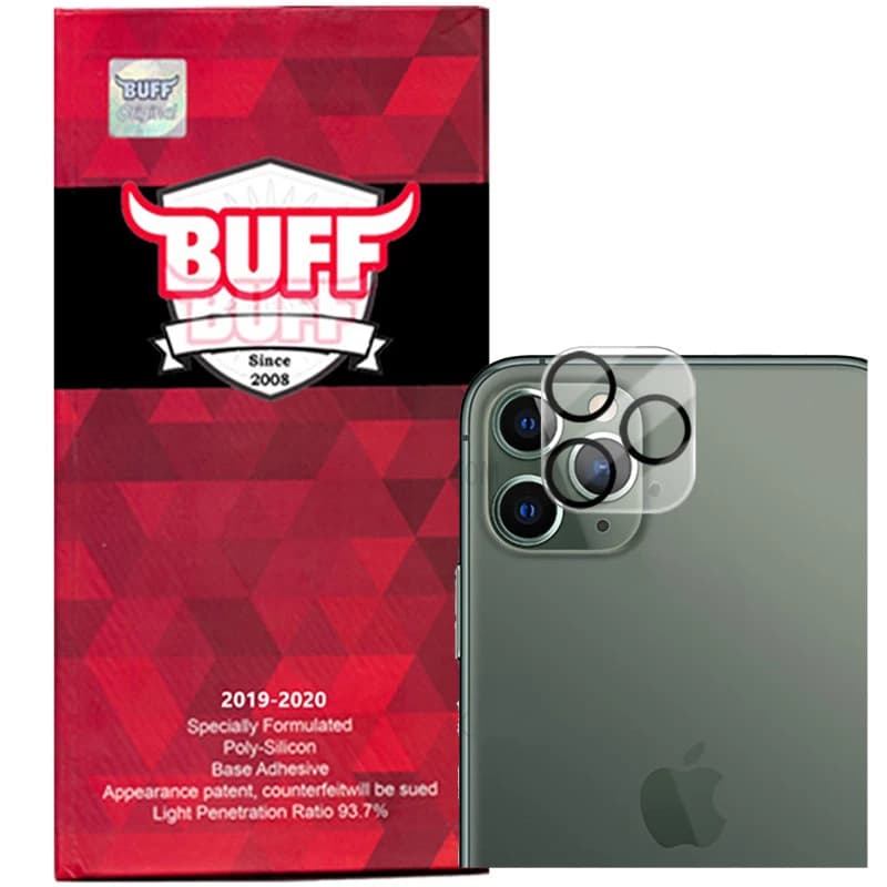 محافظ لنز دوربین گوشی اپل iPhone 11 Pro بوف مدل 3D Plus