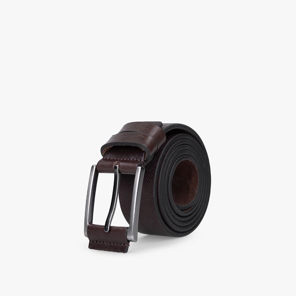 کمربند مردانه ۳.۵ سانت M۱ ۳۵۶۱ مونت قهوه ای سوخته