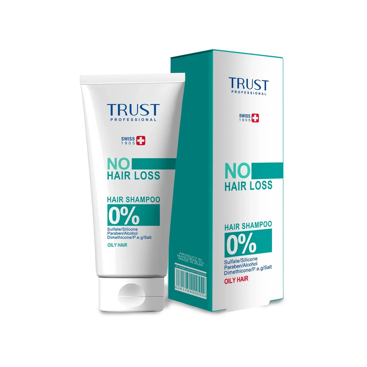 شامپو ضد ریزش تراست مناسب موهای چرب حجم 200 میلی لیتر