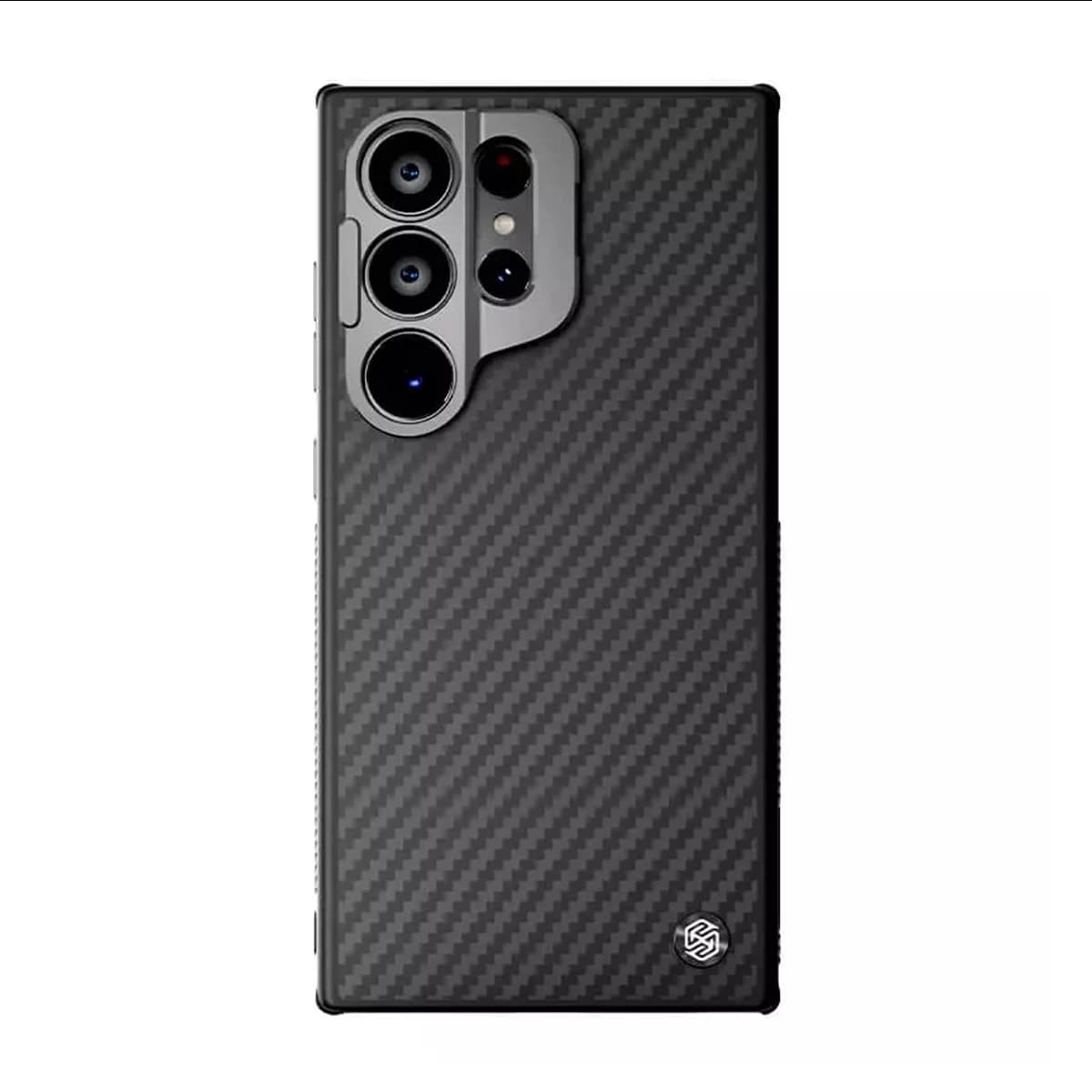 کاور گوشی سامسونگ Galaxy S24 Ultra نیلکین مدل CarboProp Hole Version